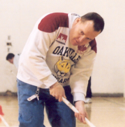 Player preparing to shoot