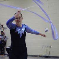 Level 3 Athlete doing Ribbon Routine