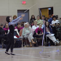 Level 3 Athlete doing Ribbon Routine