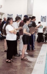 Timing the Swimmers