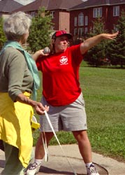 Athlete preparing to throw